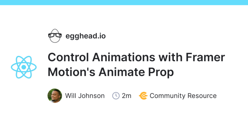 Free Course Animate React Apps With Framer Motion From Egghead Io Class Central - 4K Geometric Pictures for Desktop