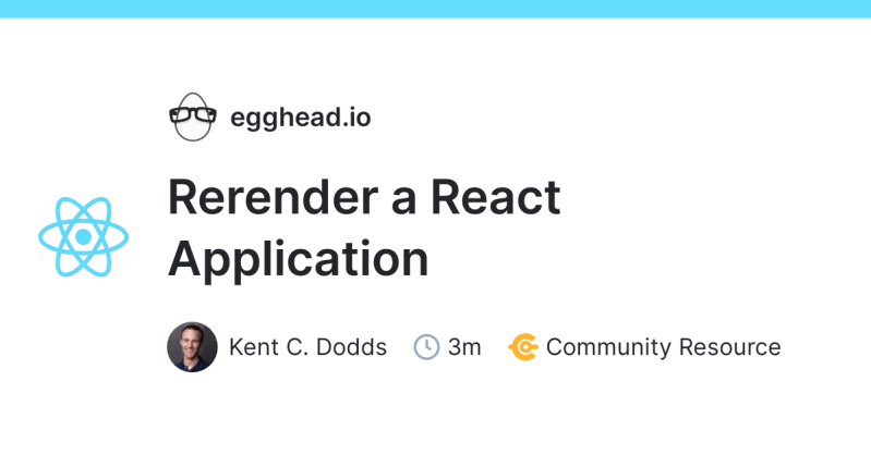Rerender A React Application Egghead Io - Professional Landscape Pattern - 8K