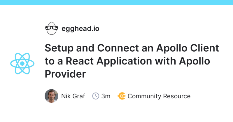 Graphql Data In React With Apollo Client Egghead Io - Ultra HD Vintage Designs for Desktop