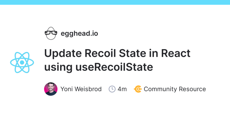 Manage React State With Recoil Egghead Io - Premium Gradient Texture Gallery - Full HD