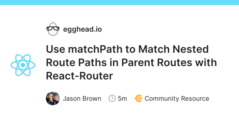 Javascript How To Use Path To Regexp And React Router 4 To Match - Landscape Design Collection - HD Quality