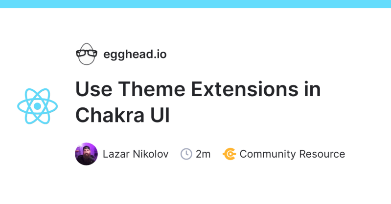 Install And Setup Chakra Ui In A React Project Egghead Io - Best Sunset Patterns in Retina