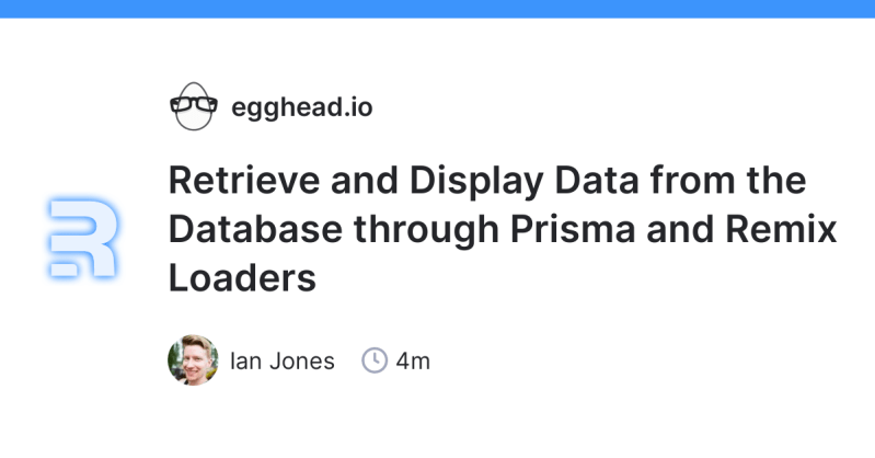 Create And Utilize A User Model With Prisma In Remix Egghead Io - Light Photo Collection - High Resolution Quality