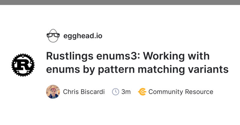 Learning Rust By Working Through The Rustlings Exercises Egghead Io - Ultra HD City Background - Full HD