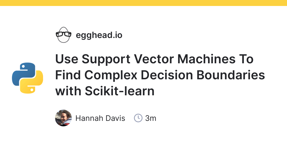 Use Support Vector Machines To Find Complex Decision Boundaries With