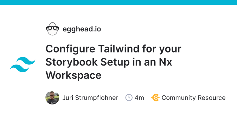 Setup Next Js With Tailwind In A Nx Workspace Egghead Io - Incredible Mountain Image - Retina