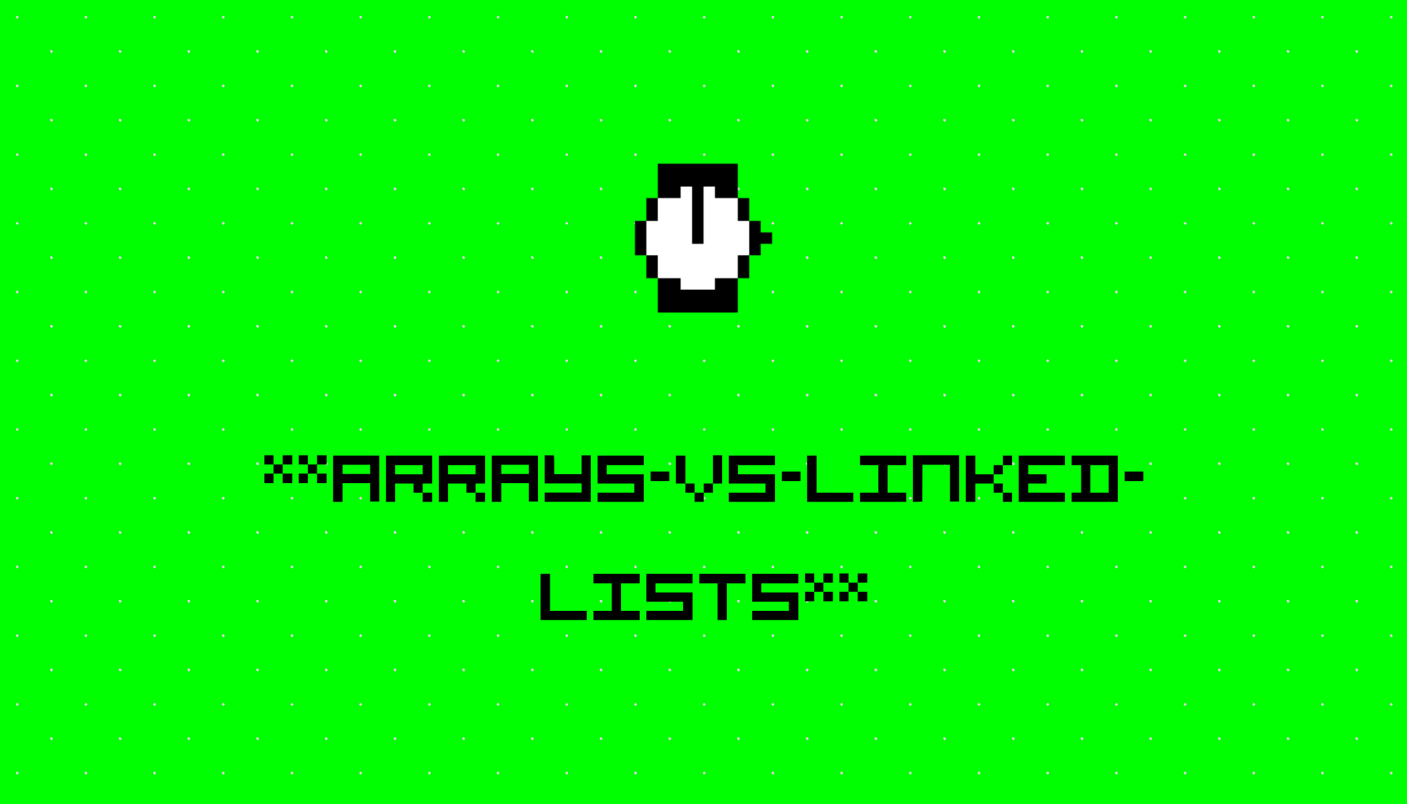 Linked Lists Vs Arrays - Download Elegant Space Pattern | Mobile