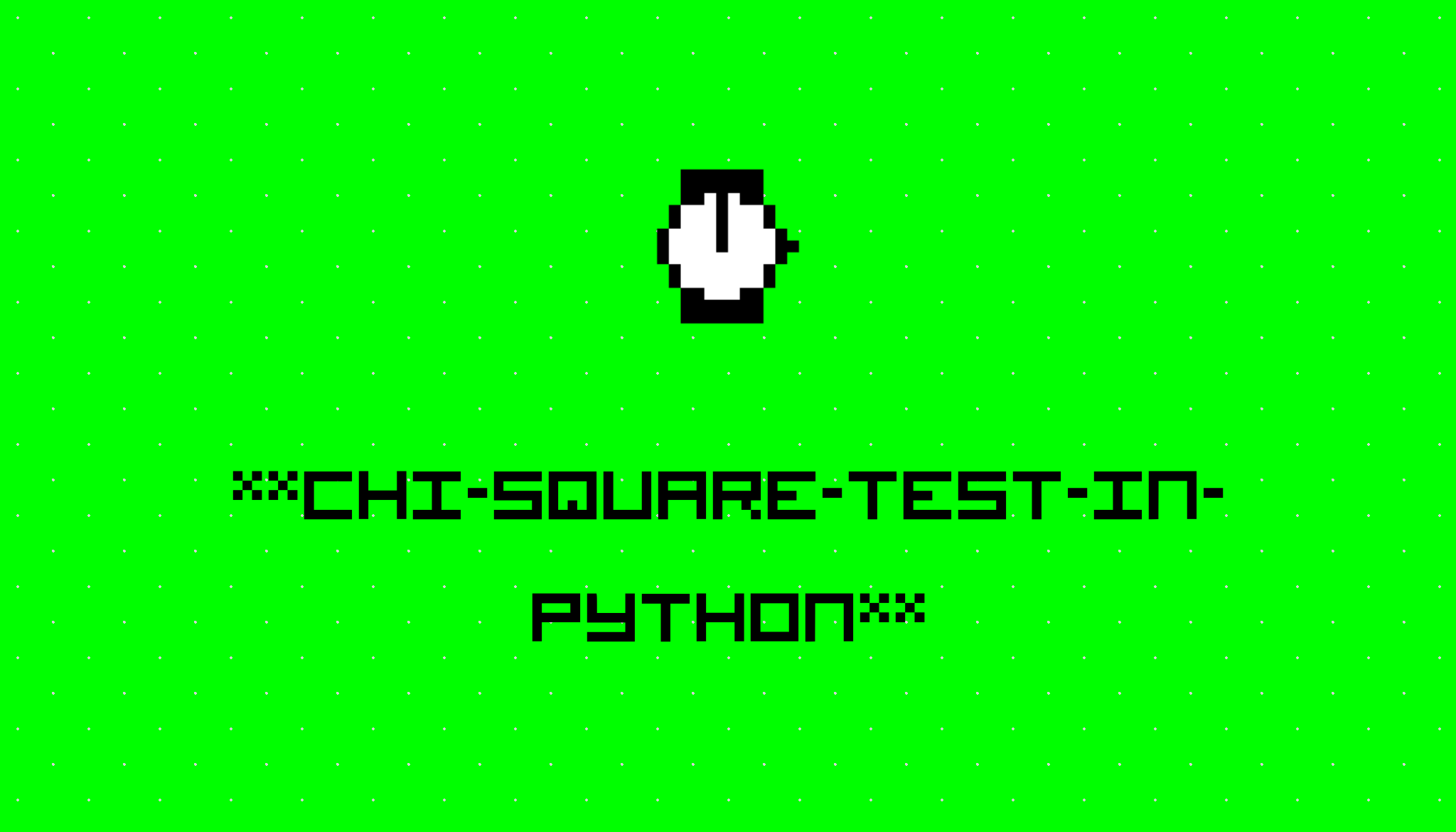 Chi Square Test With Python Statistics Math - Premium Dark Pattern Gallery - Retina