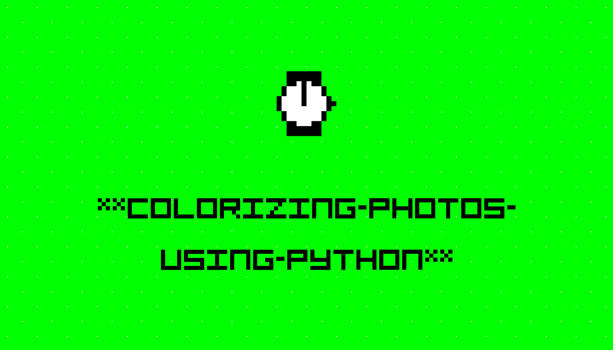 Colorizing Photos Using Python Stories Hackernoon