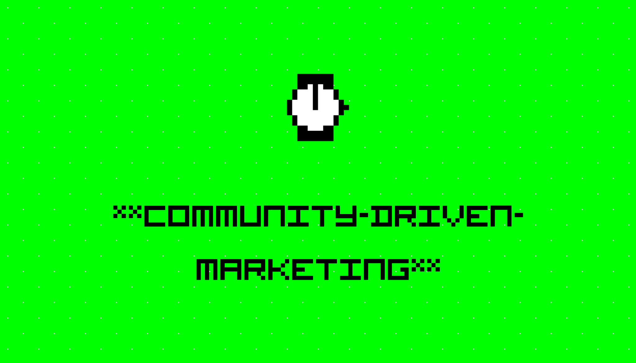 Community Driven Marketing - Mobile Dark Illustrations for Desktop