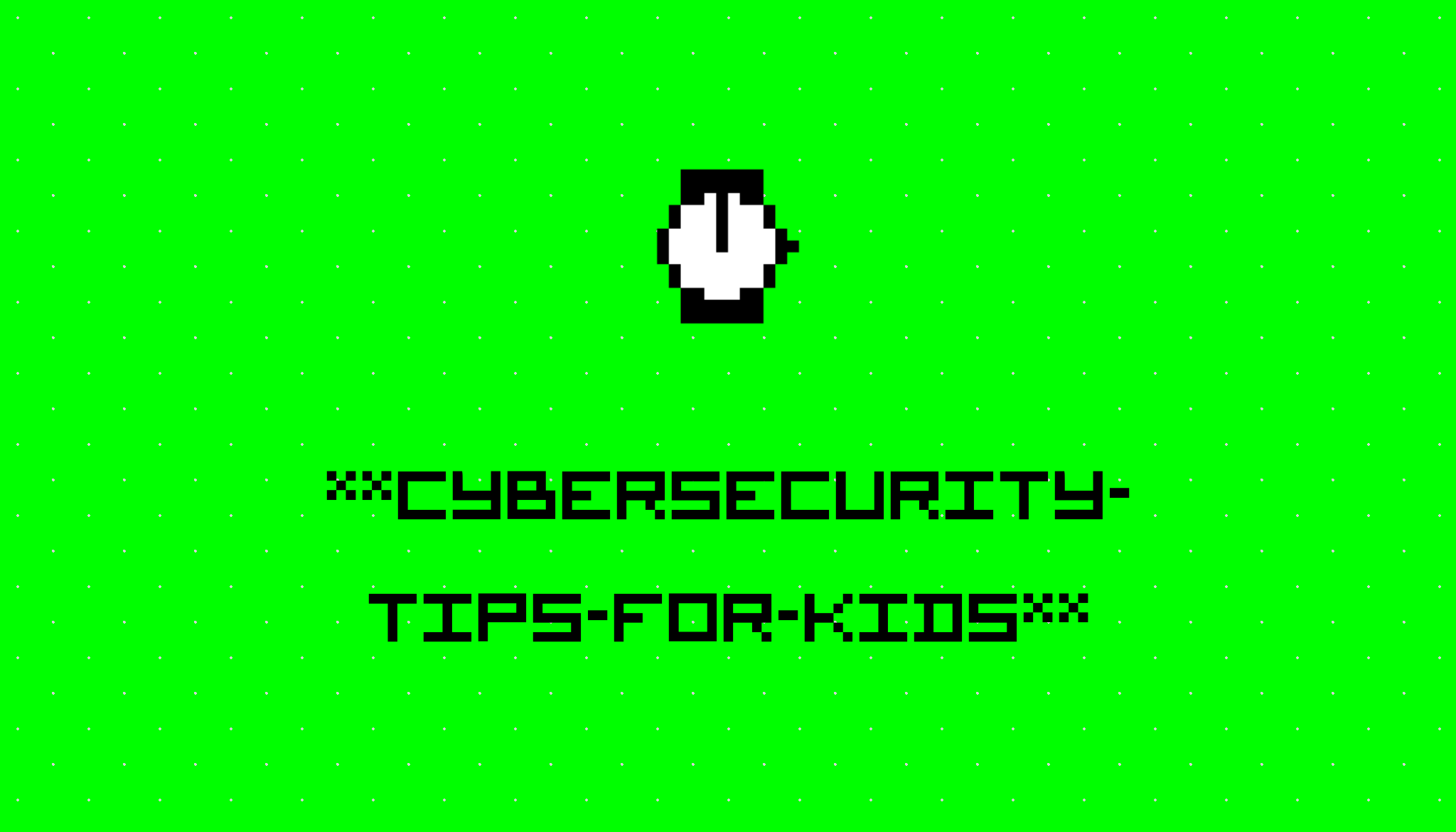 Cybersecurity Tips For Kids Stories Hackernoon - Download Creative Geometric Picture | Retina