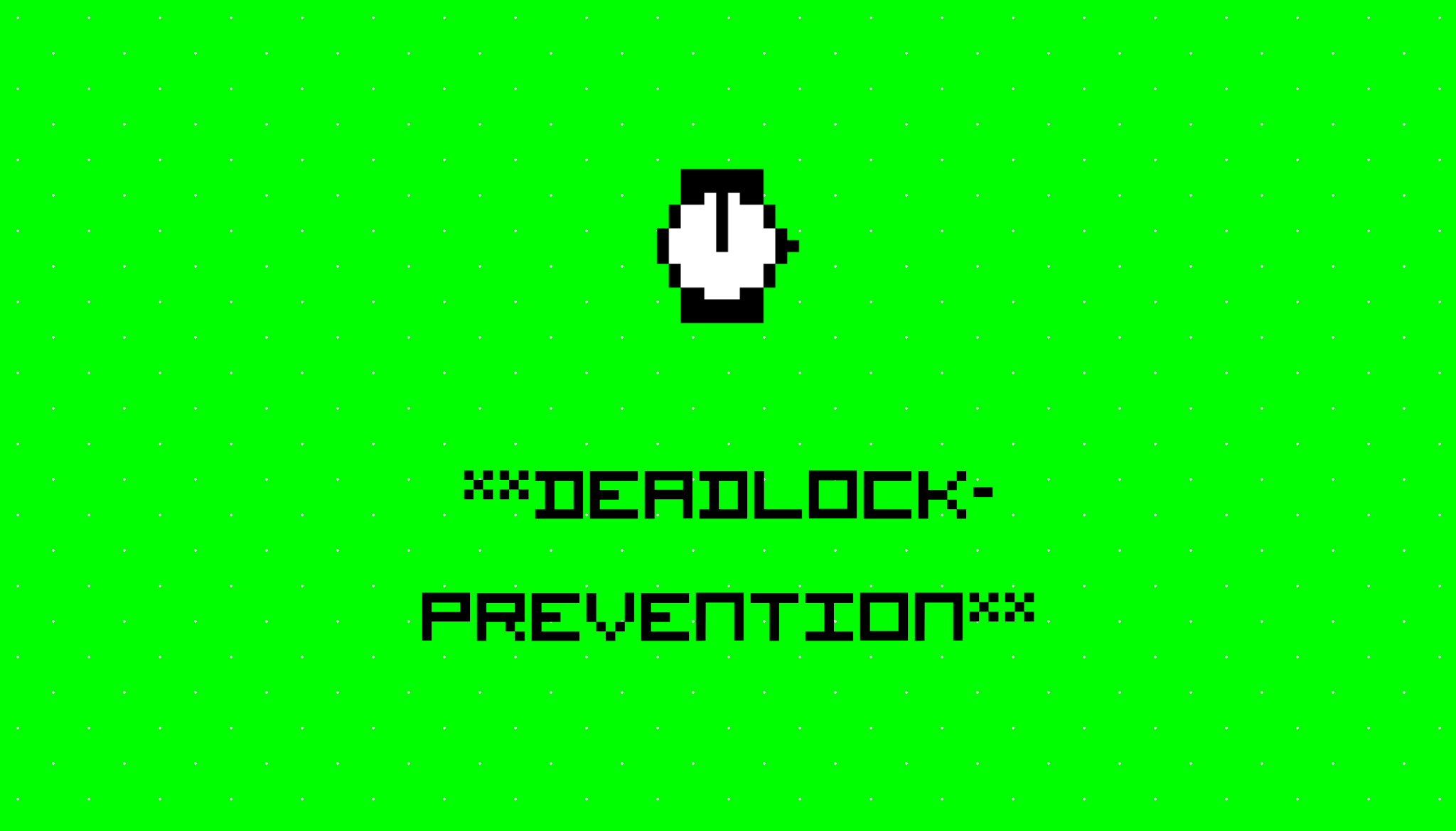 Deadlock Prevention Cs Taleem - Creative Retina Minimal Illustrations | Free Download