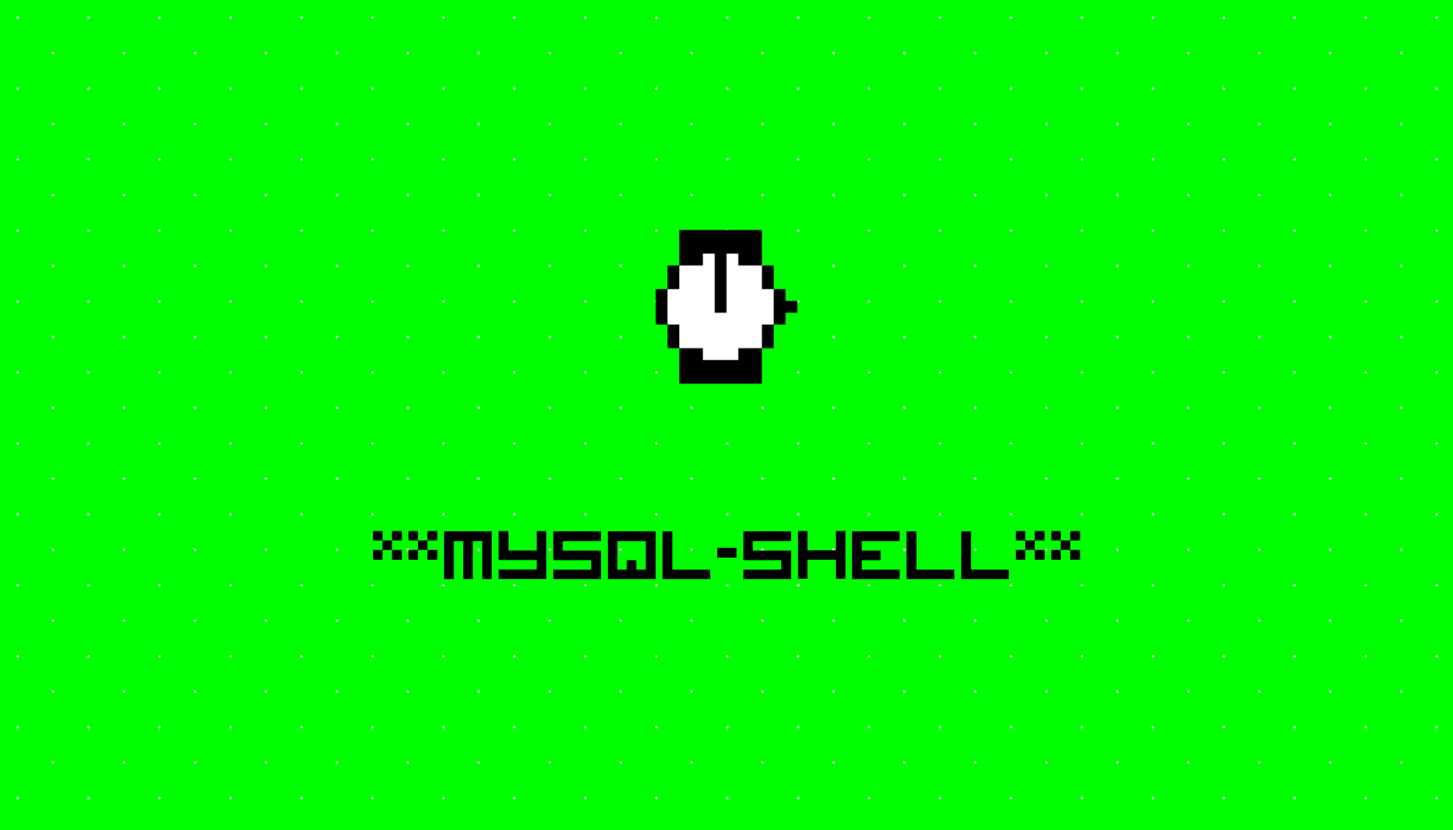 Mysql Shell - Dark Illustration Collection - HD Quality