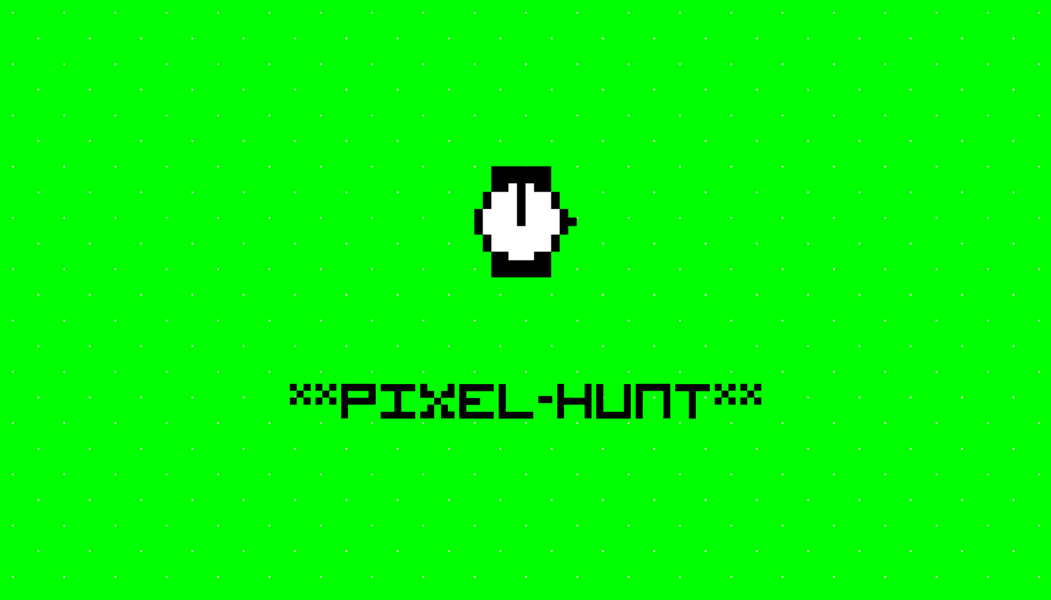 Pixel Hunt By Ayoung - Premium Minimal Illustration Gallery - 8K