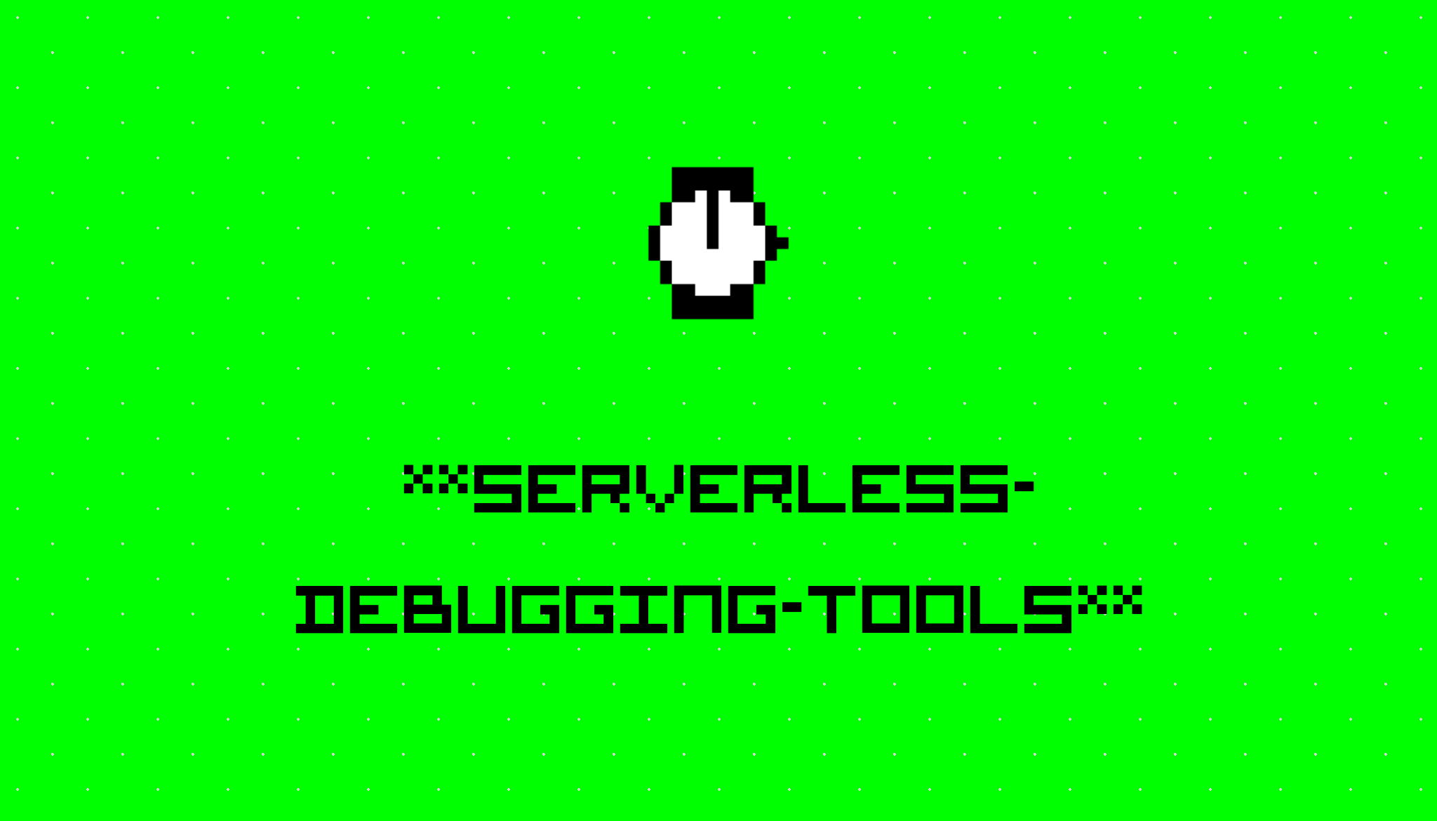 Debugging Serverless Apps - Download Creative Geometric Illustration | 8K