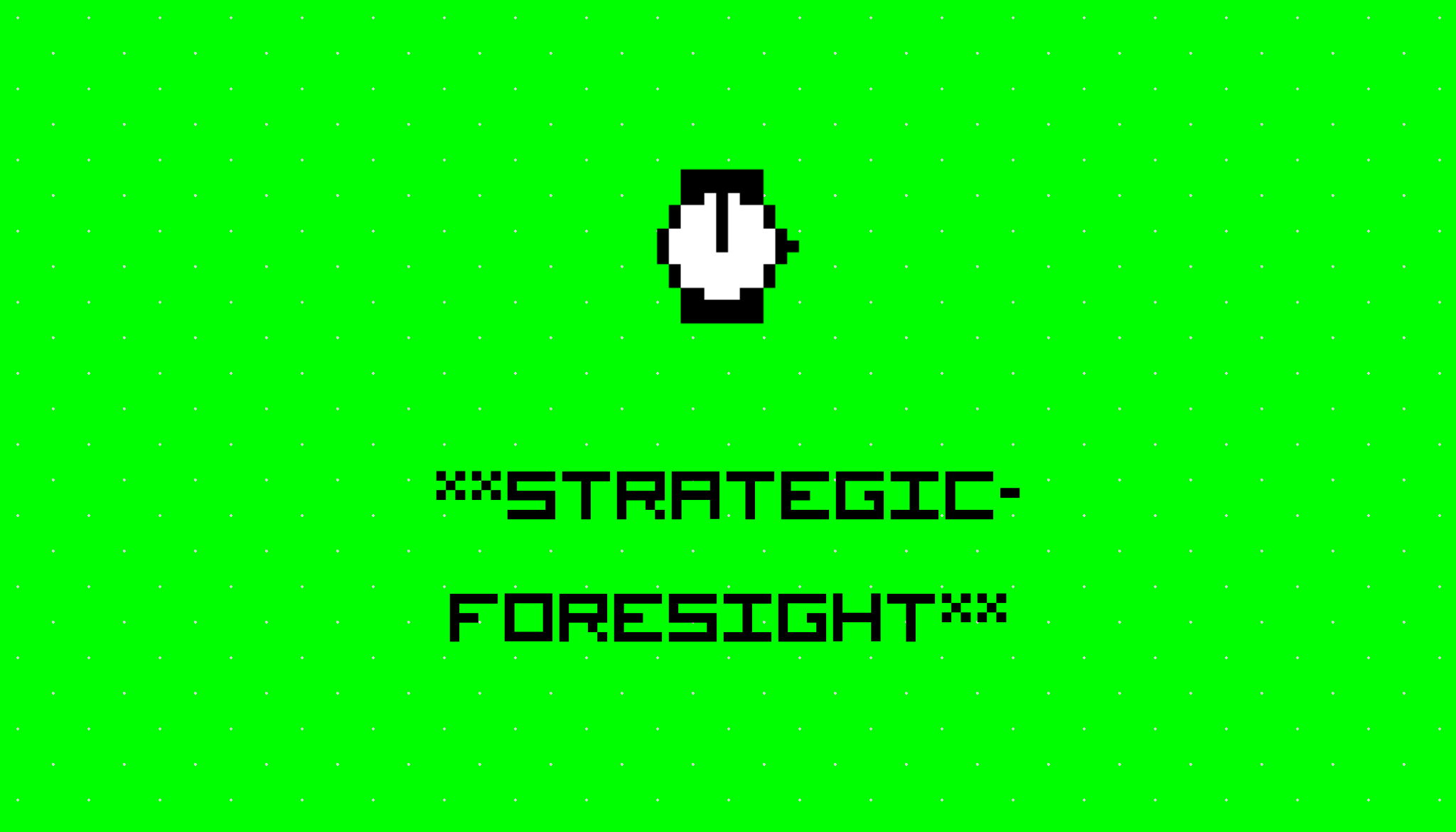 Strategic Foresight Icon - Download Classic Dark Texture | Full HD