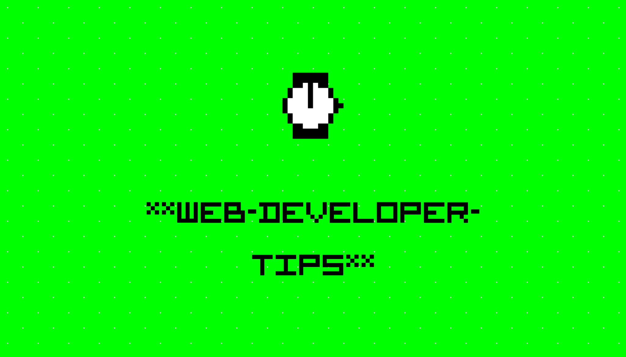 Category Developer Tips - Best Abstract Arts in Desktop