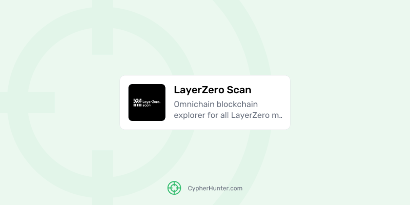 Layerzero Scan Cypherhunter - Creative Abstract Design - 4K