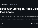 Goodbye Github Pages Hello Coolify Quakkels Daily Dev
