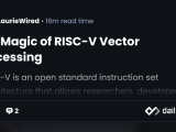 The Magic Of Risc V Vector Processing Daily Dev