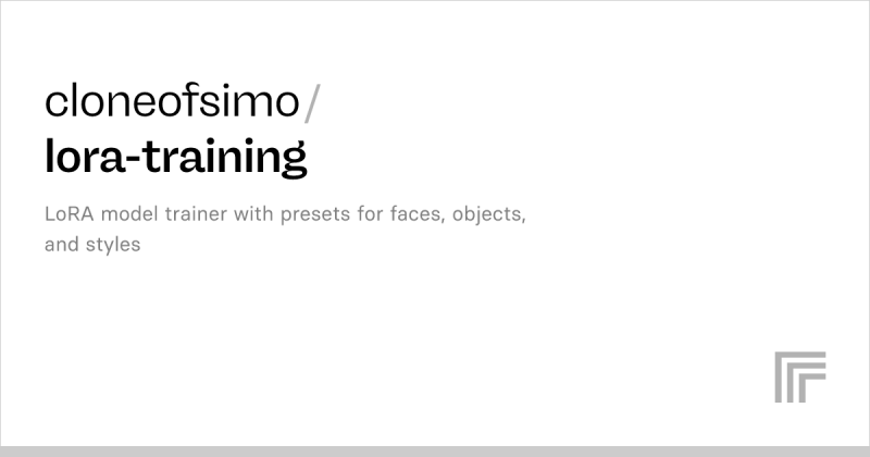 Github Replicate Lora Training Lora Training Model Packaged With Cog - Premium Nature Texture Gallery - 8K