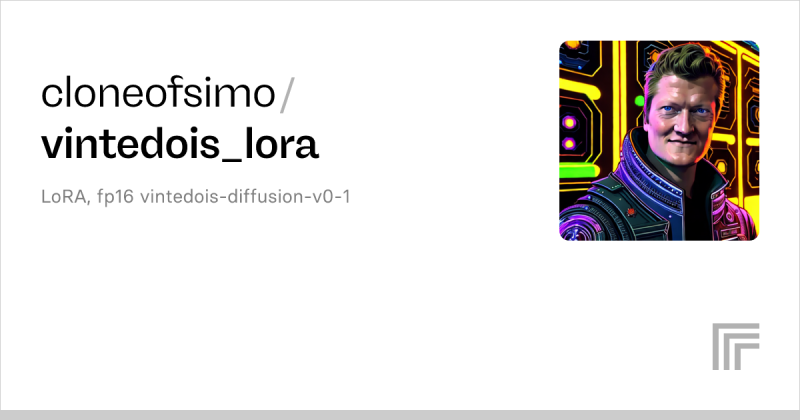 Cloneofsimo Vintedois Lora Run With An Api On Replicate - Download Elegant Vintage Design | Mobile