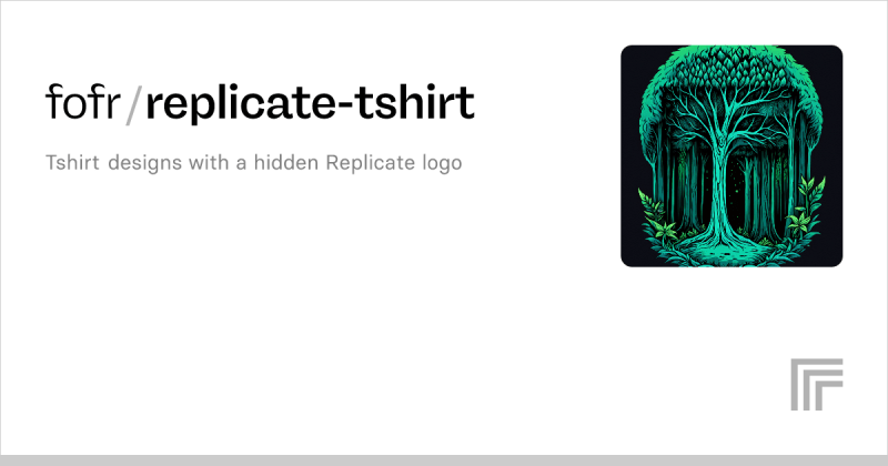 Fofr Replicate Tshirt Run With An Api On Replicate - Ultra HD Mountain Arts for Desktop