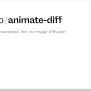 Lucataco/animate-diff | API Reference
