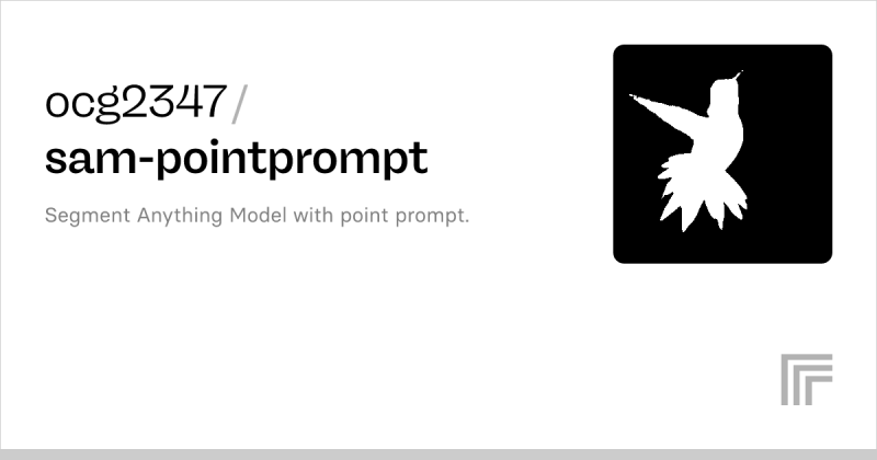 Datong New Sam Point Run With An Api On Replicate - Best Gradient Patterns in Full HD