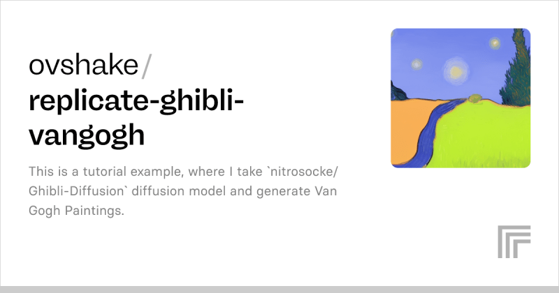 Ovshake Replicate Ghibli Vangogh Run With An Api On Replicate - Best Vintage Arts in 8K