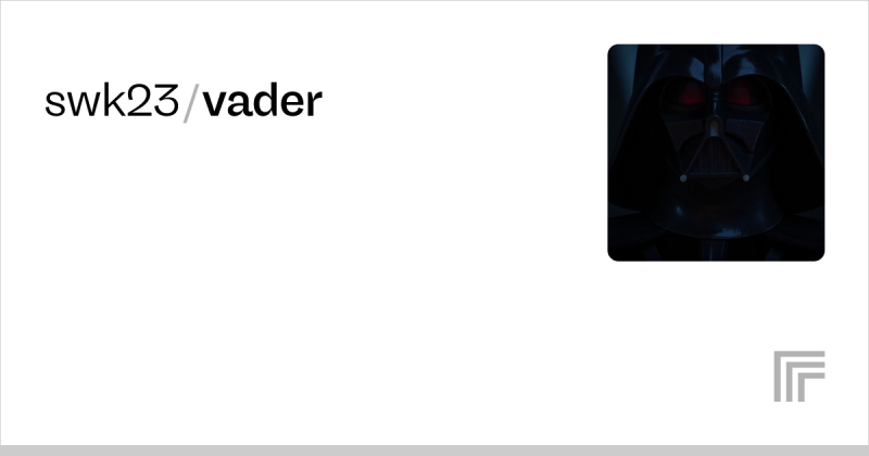 Swk23 Vader Run With An Api On Replicate - Modern Gradient Illustration - Mobile