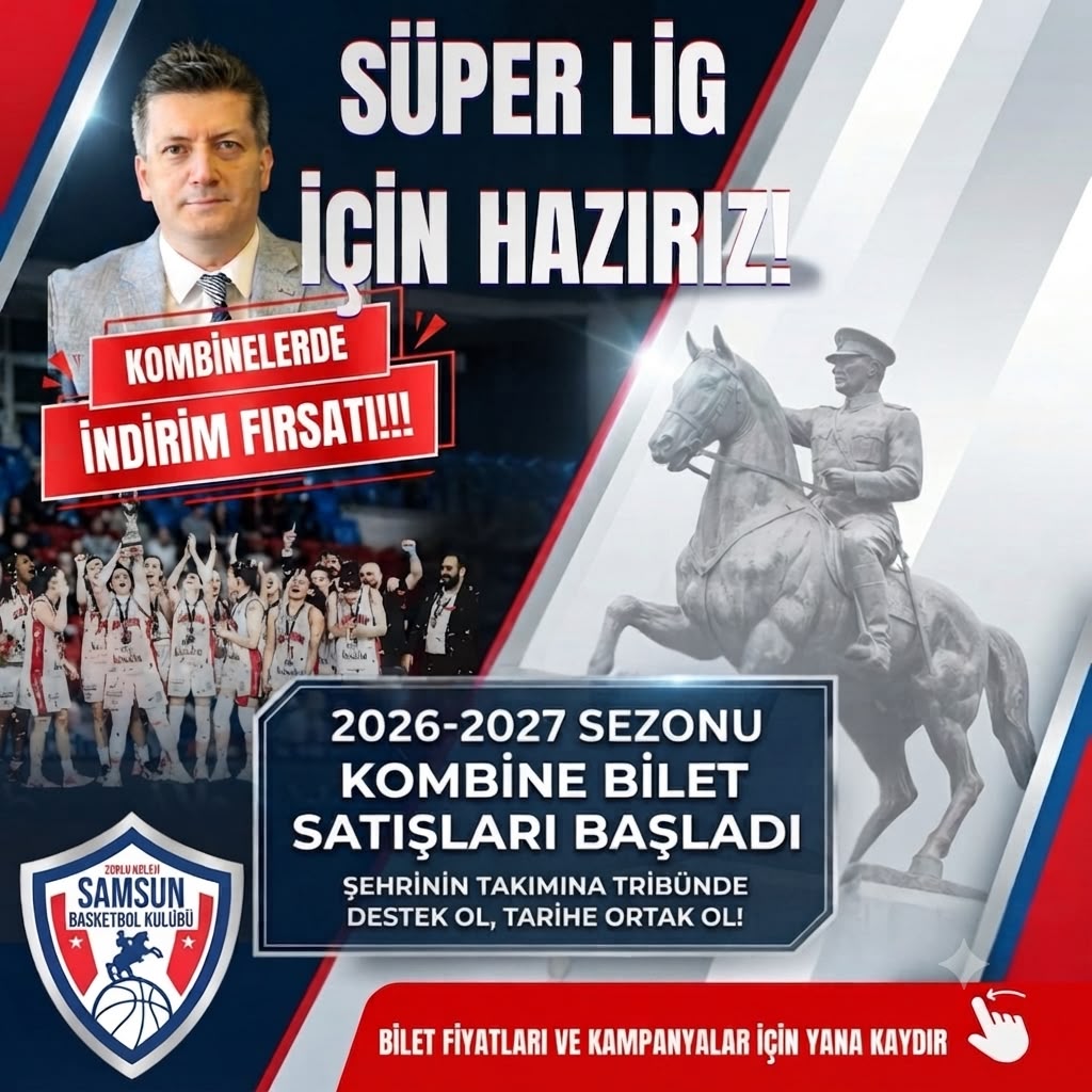 Süper Lig’de 2026-2027 sezonunda mücadele edecek olan Zorlu Koleji Samsun