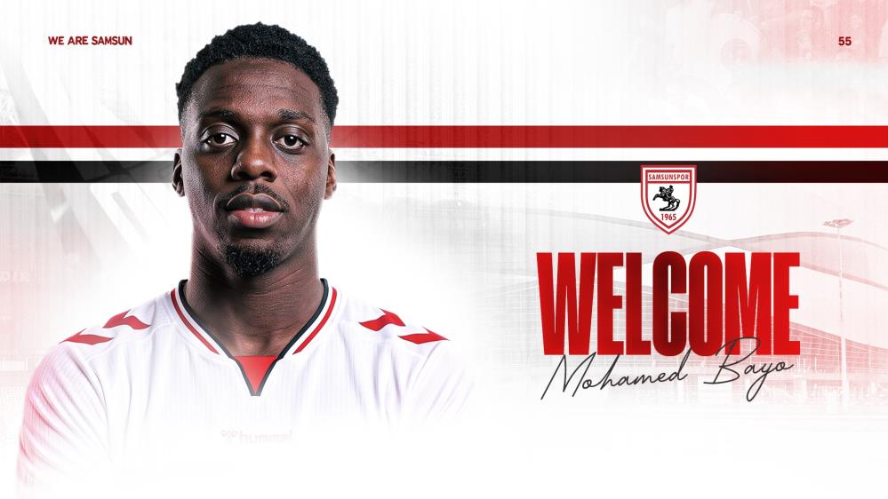 Erdi Demir SAMSUN – Samsunspor, Gineli milli forvet Mohamed Bayo