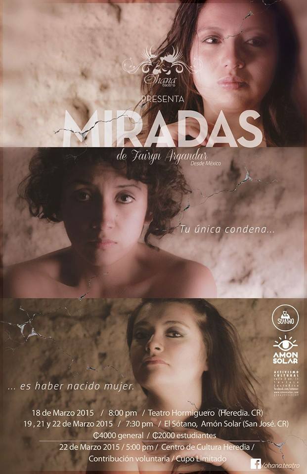Cartel Miradas - Ohana teatro