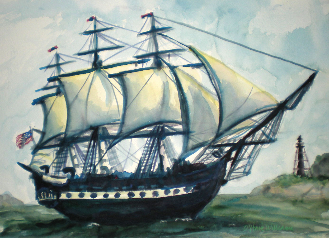 O'Hare Williams' USS Constitution