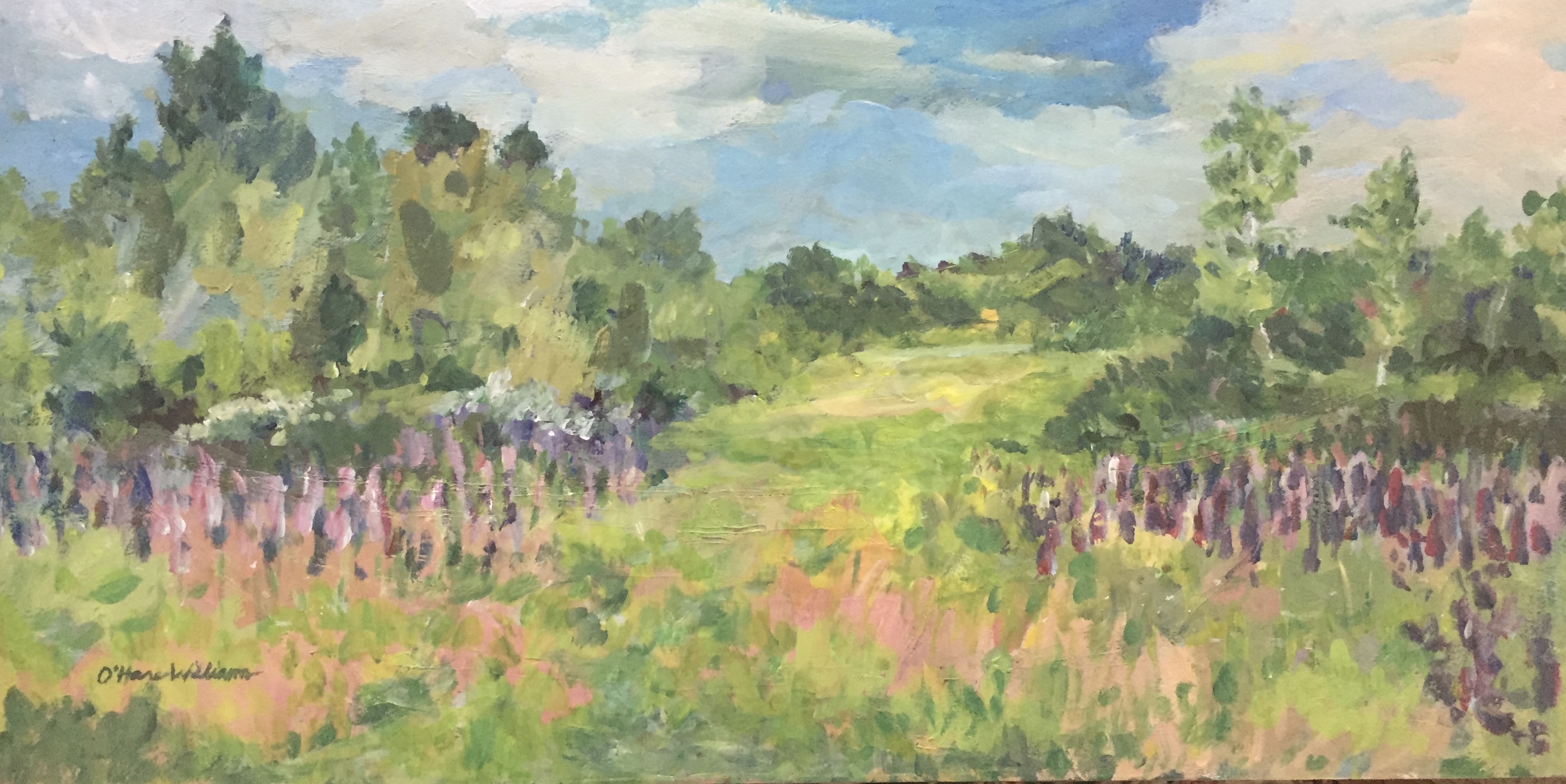 24"x12" acrylic on board