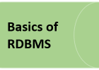 Basics of RDBMS