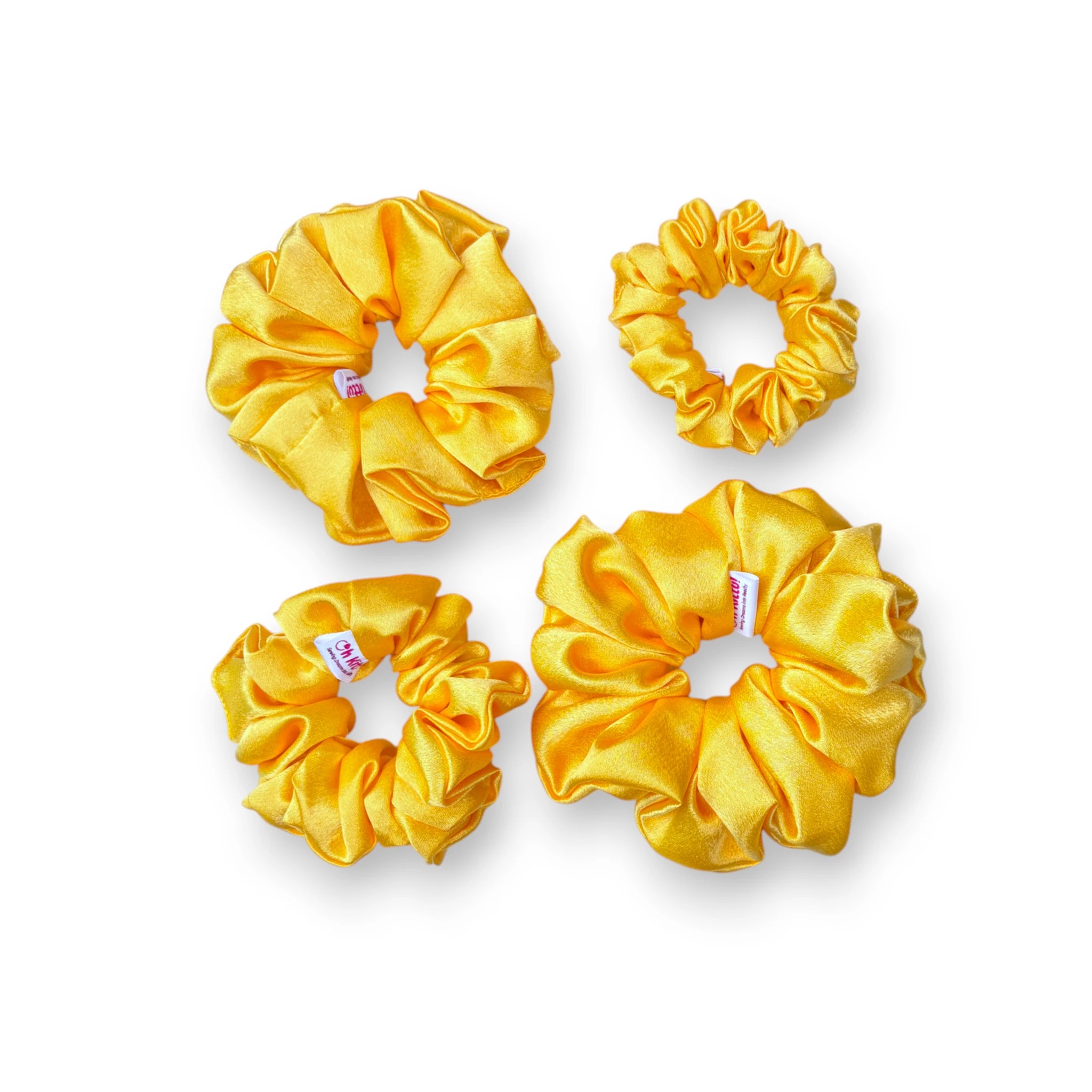 sunny pop satin scrunchie