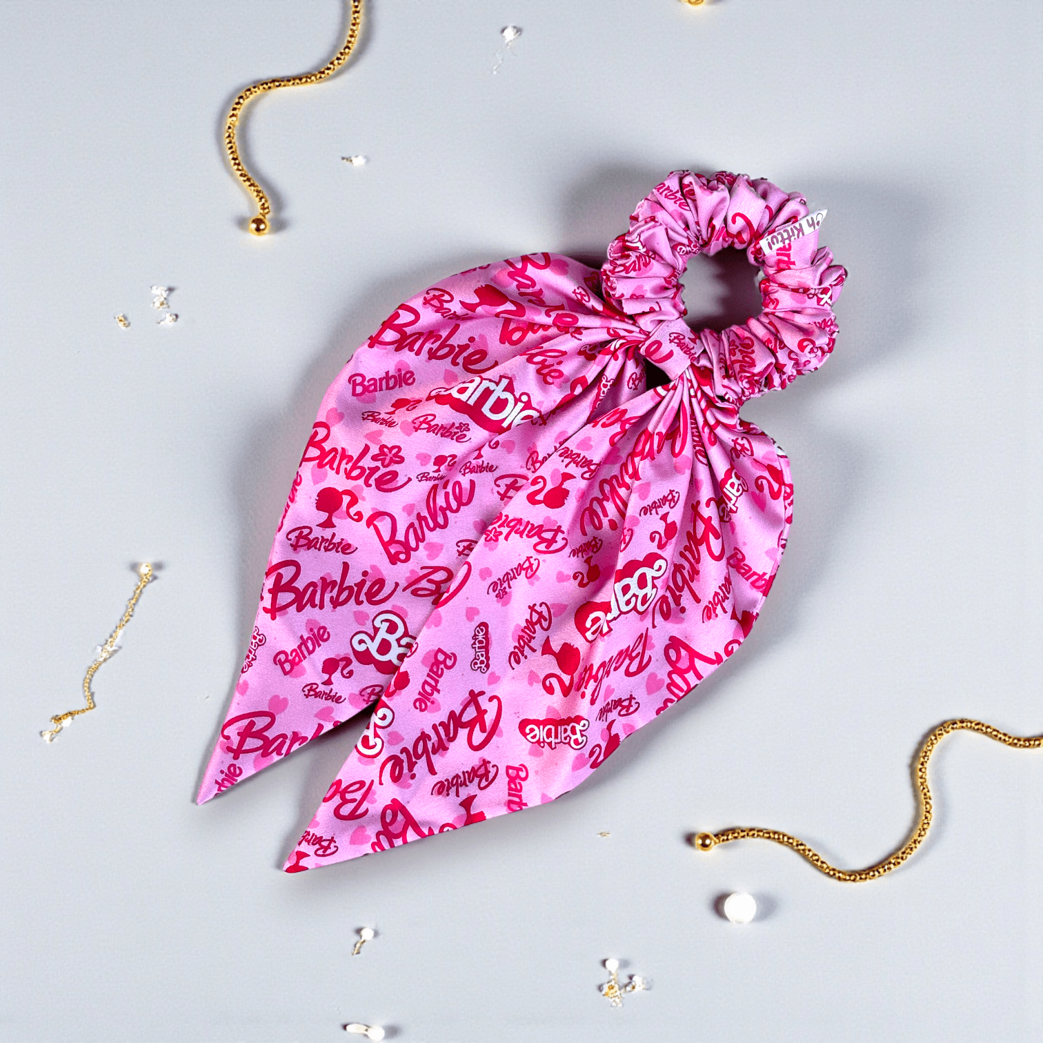 barbie bunny tail scrunchie