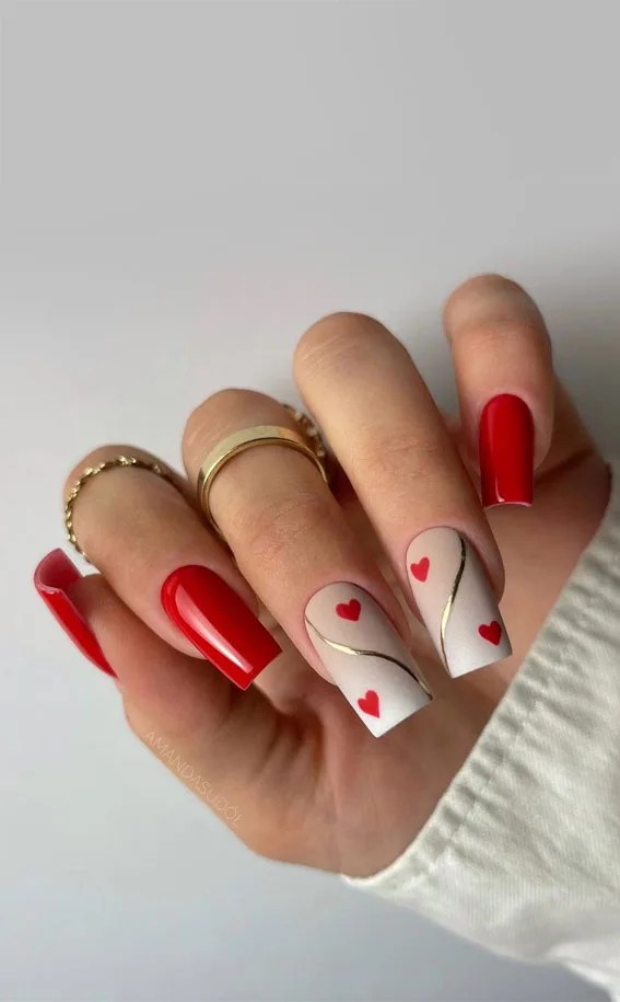 Embrace the season of love with valentine's day nails