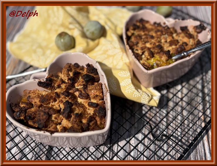 Crumble aux reine-claude