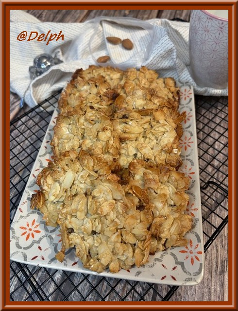 Croquants aux amandes et chocolat