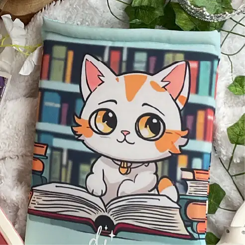 Funda "Gato lector"