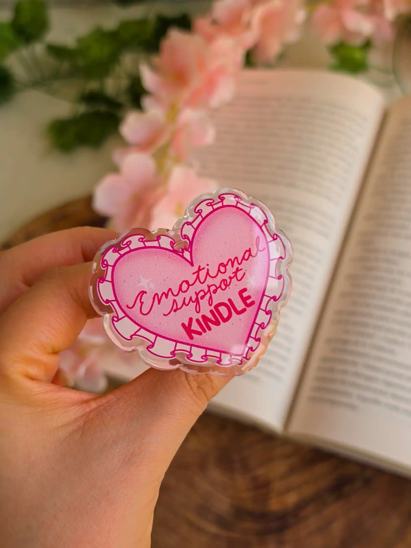 Popsocket "Emotional Support Kindle"