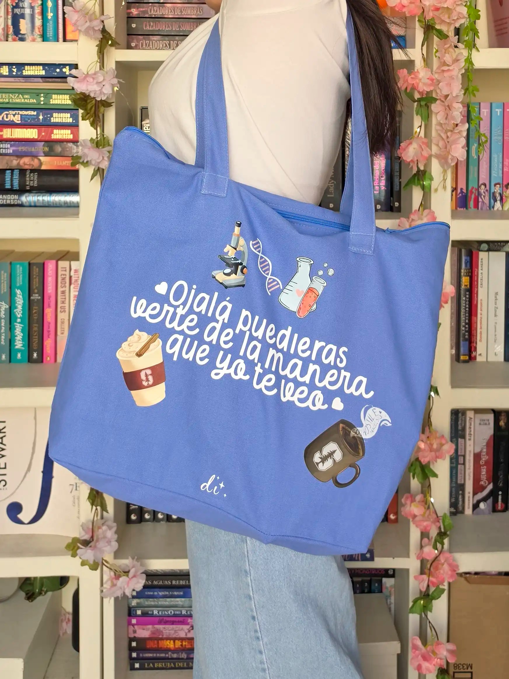Tote "Hipótesis del amor" con cierre