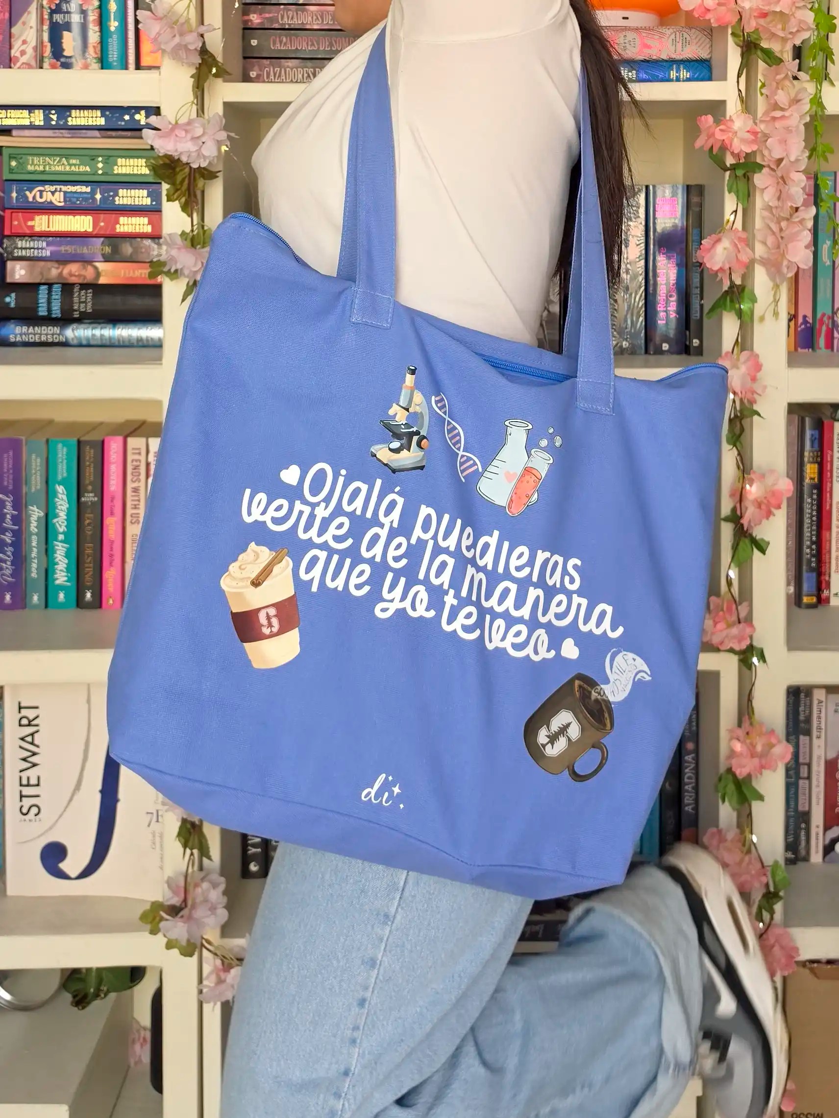Tote "Hipótesis del amor" con cierre