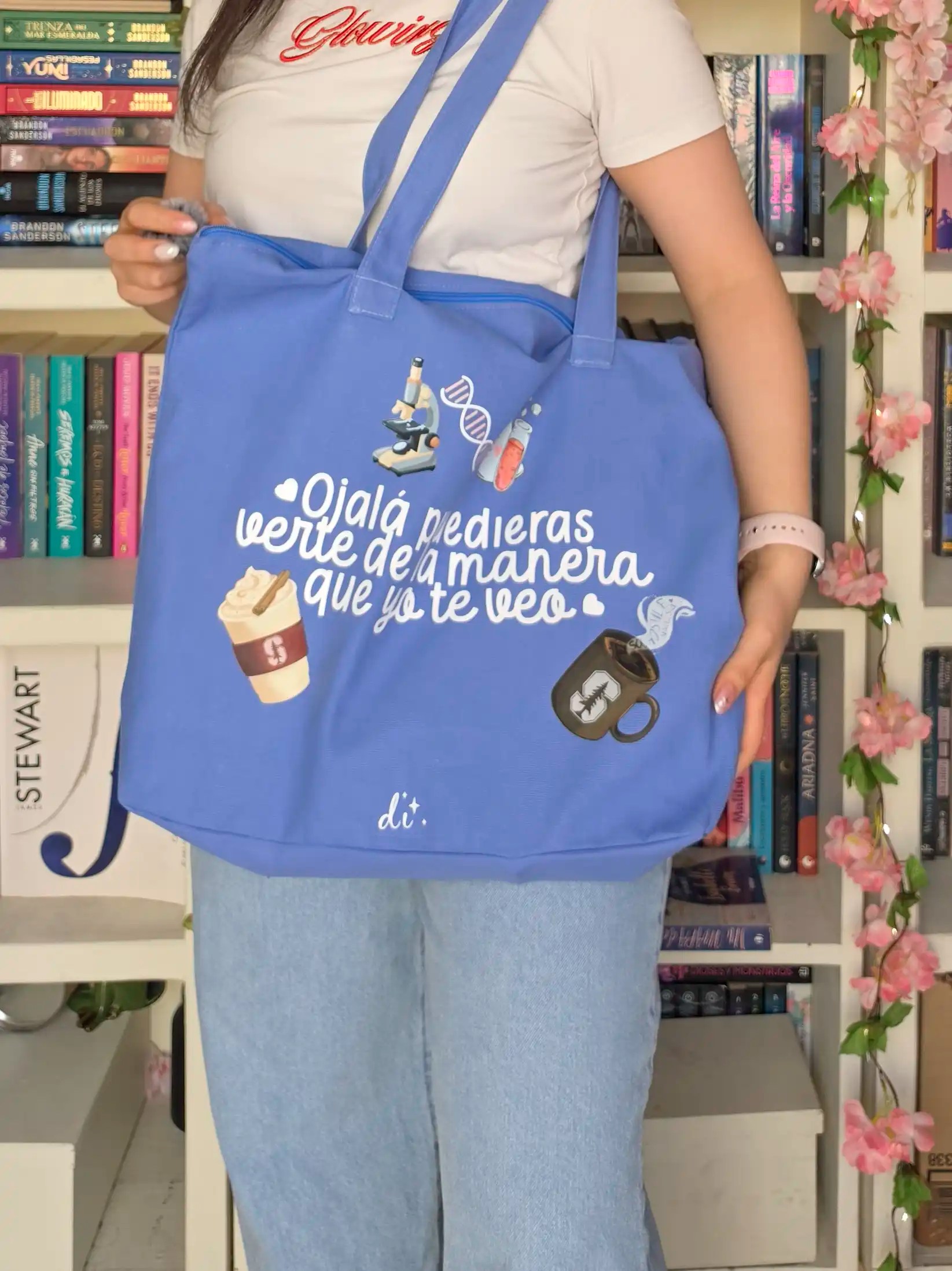 Tote "Hipótesis del amor" con cierre