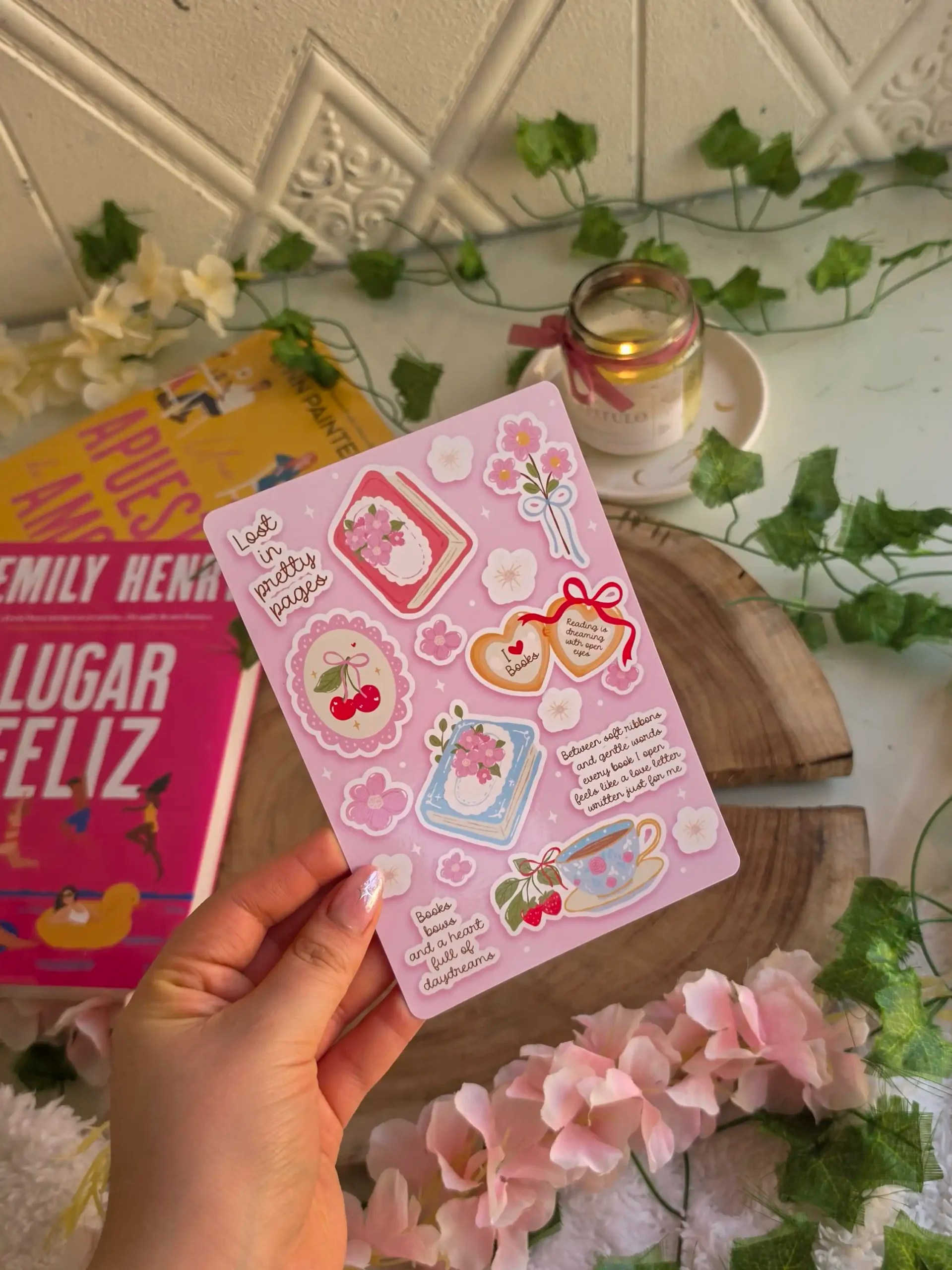 Lost in pretty pages | Kindle insert