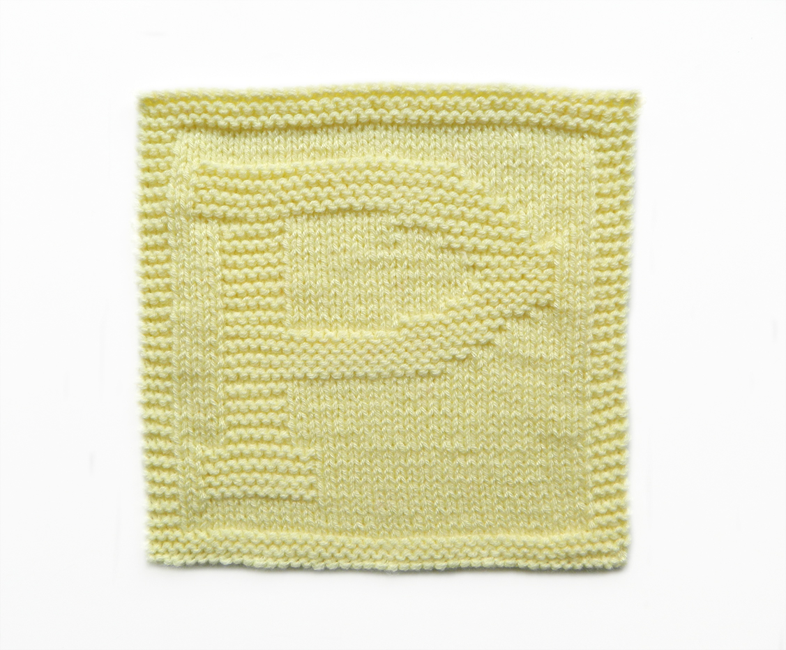 P letter knitting pattern - ALPHABET SERIES - Oh La Lana!
