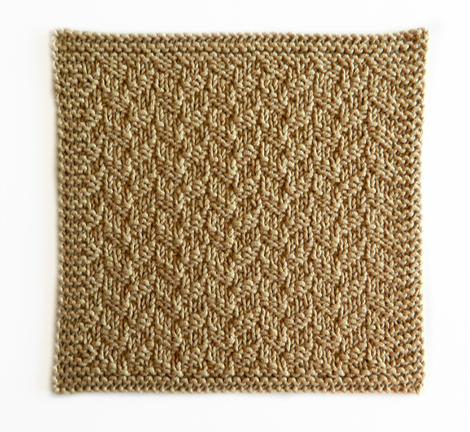 LITTLE HERRINGBONE stitch knitting pattern 52 SQUARE PICKUP knitted blanket LITTLE HERRINGBONE knitting pattern OhLaLana dishcloth free pattern